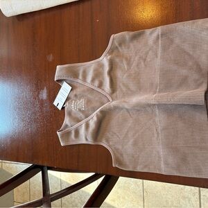 Ribbed Brown Tank Top NWT